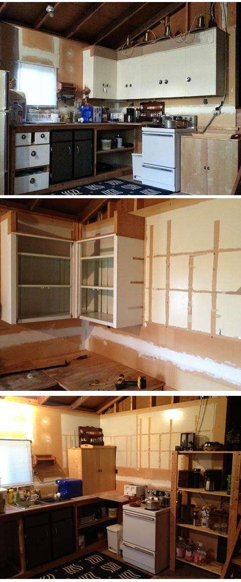 Kitchen Reno Cabinet Removal